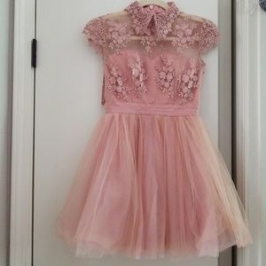 Pink prom dress